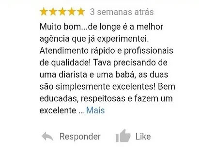 Melhor Agência Doméstica em SP epoimentos